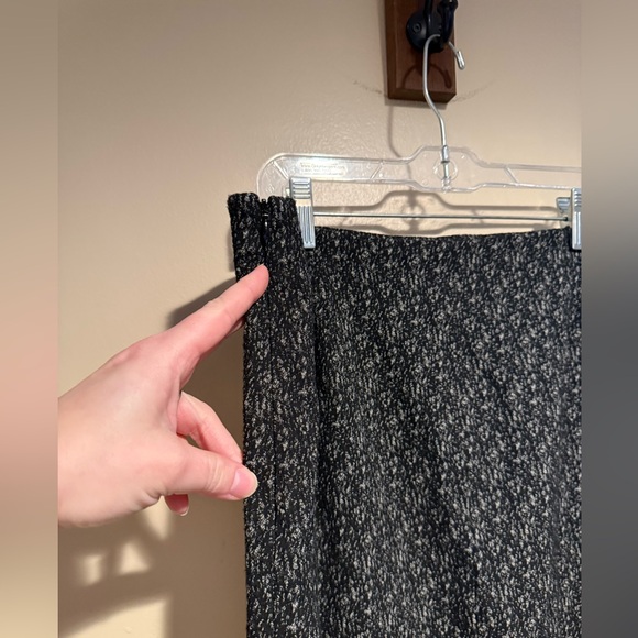 M.M. Lafleur Pencil Skirt black white abstract pattern womens size 10 - Picture 7 of 9